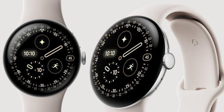 A close up of a watch