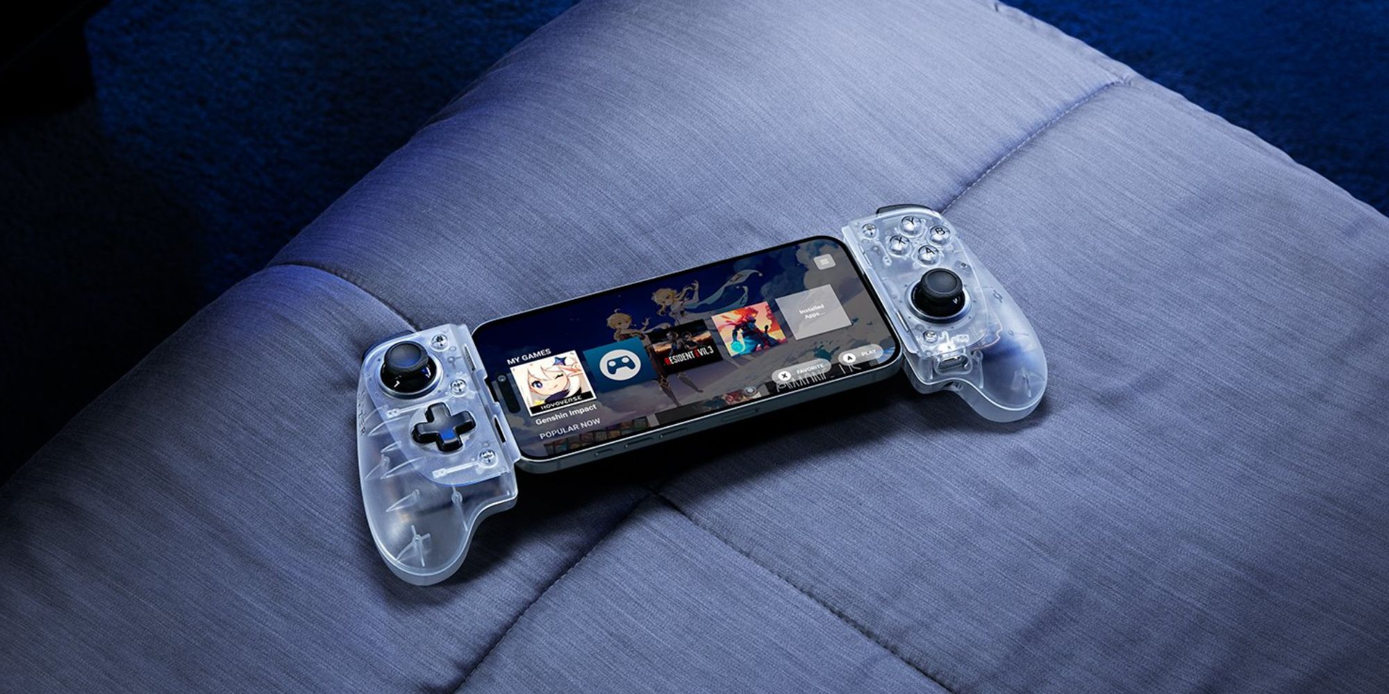 A device with a game controller