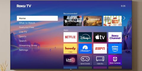 A screenshot of a television