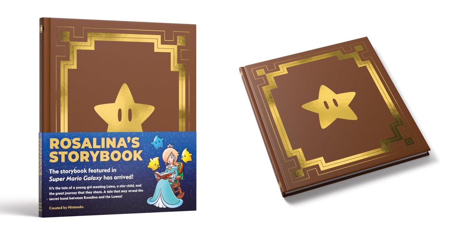 A book with a gold star and a cartoon character