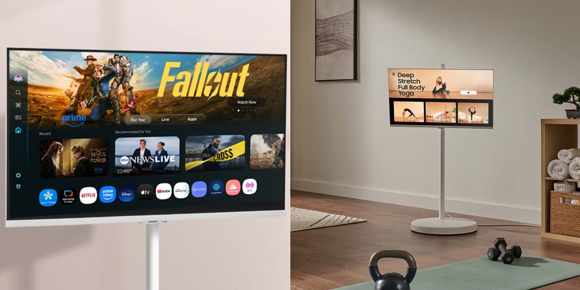 Image showing renders of Samsung's M7 Movingstyle Smart Monitor.