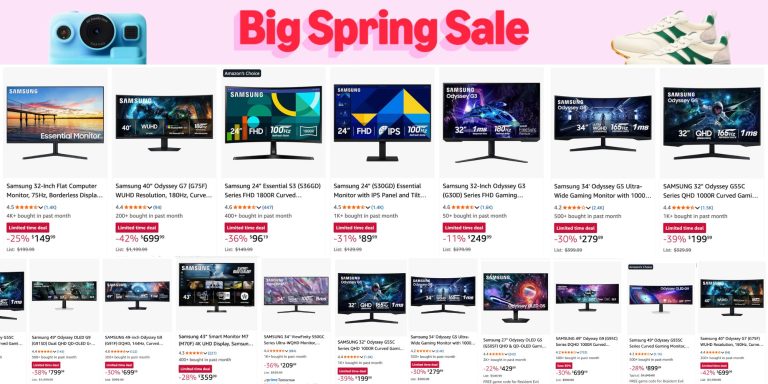 Image showing listings from Amazon.