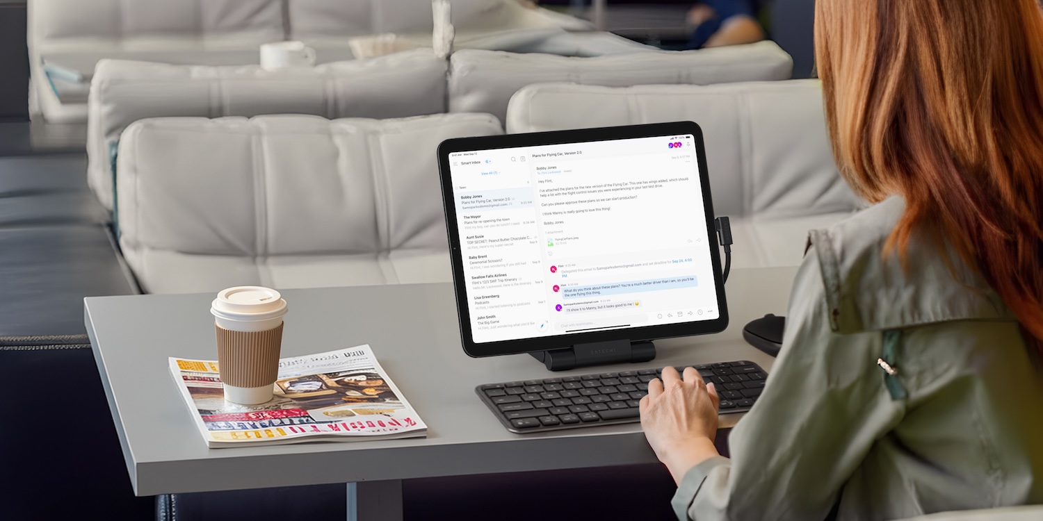 A person typing on a computer