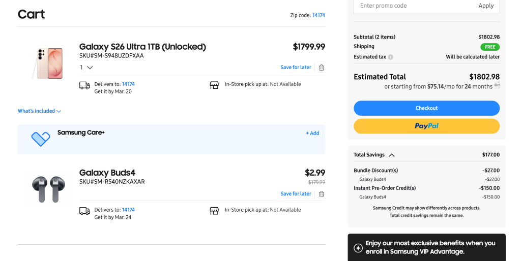 A screenshot of a website