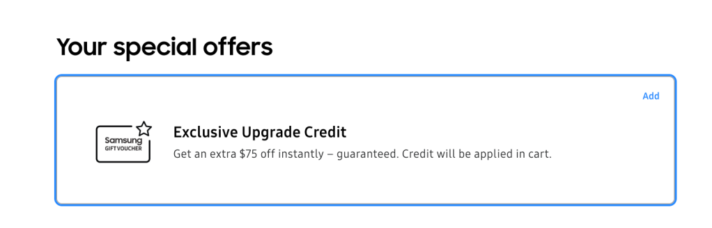 A screenshot of a credit card