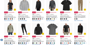 A screenshot of a store