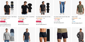 A screenshot of a man's clothing