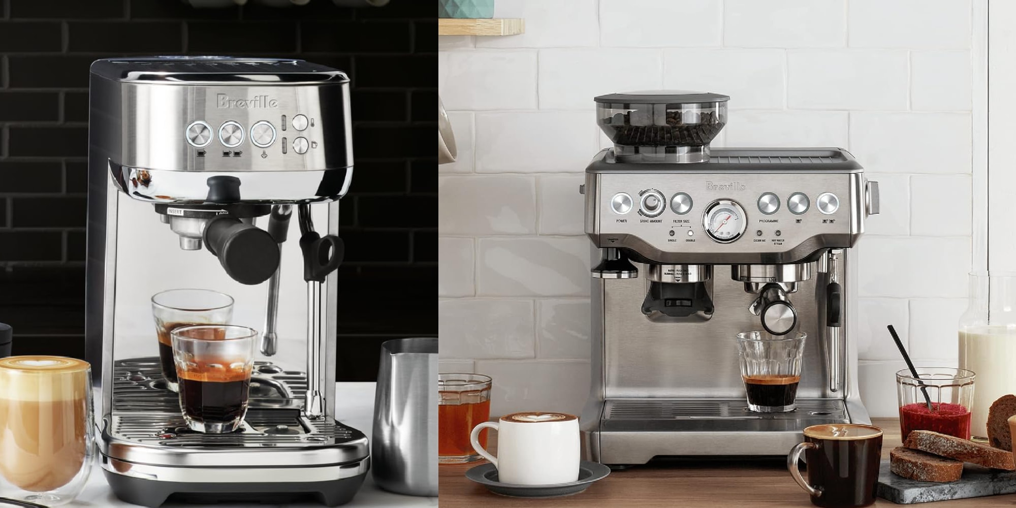A coffee machine and a cup of coffee