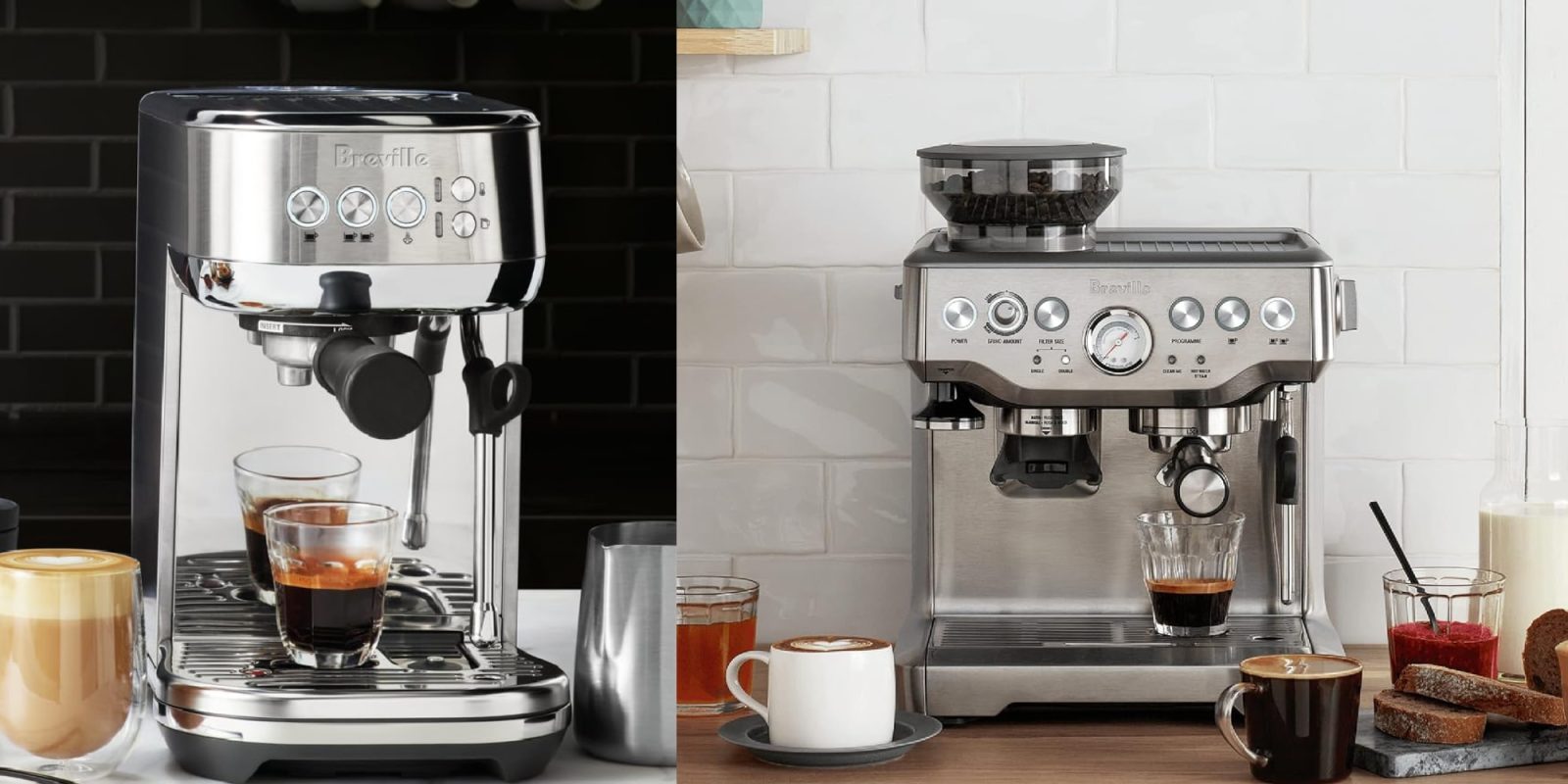 A coffee machine and a cup of coffee