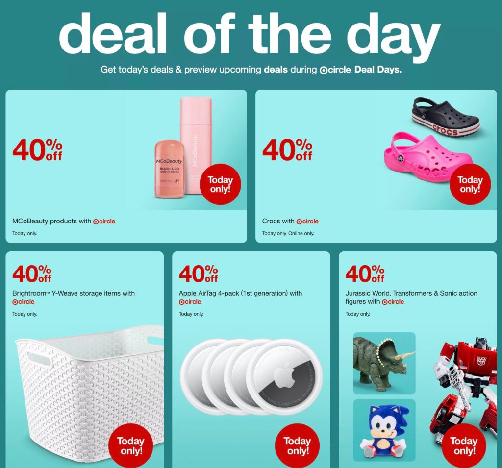 A advertisement for a store