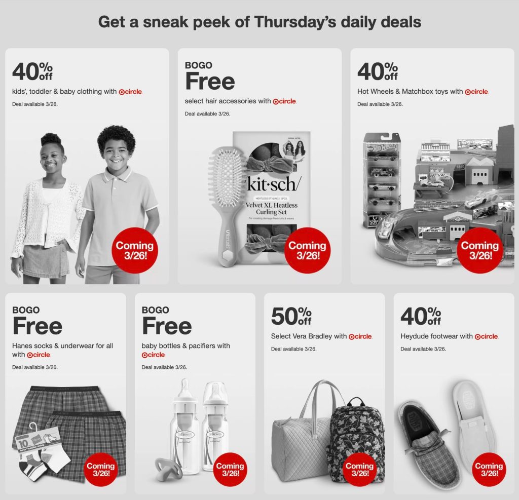 A screenshot of a black and white advertisement