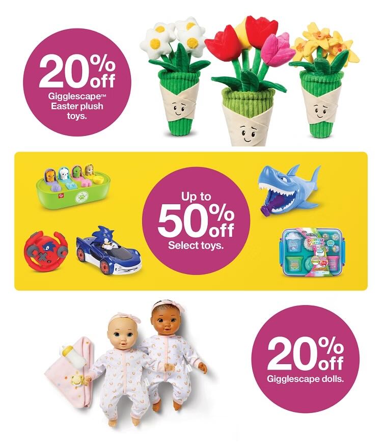 Target Spring Collection Signage Target reveals 50-page week 2 spring sale ad: Hundreds of new deals ...