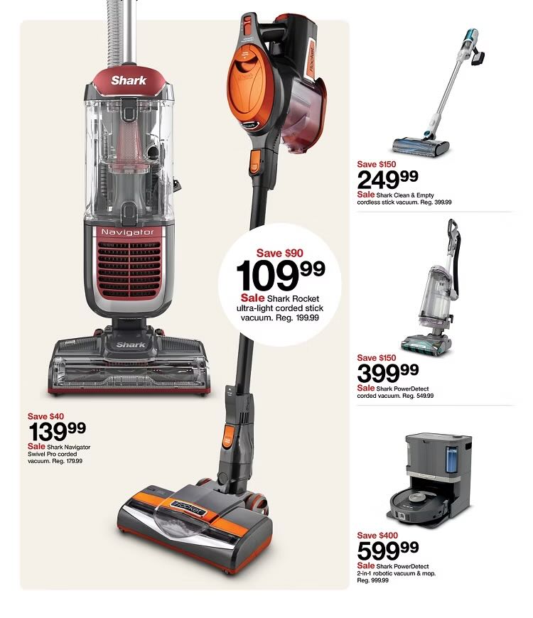 A advertisement for a vacuum cleaner