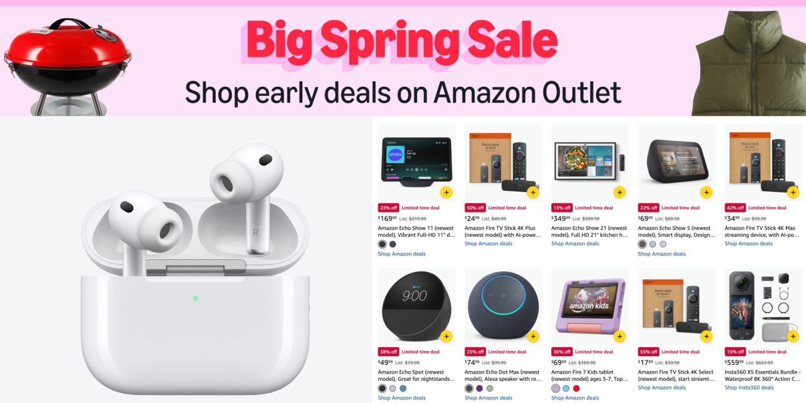 A screenshot of a advertisement for a store