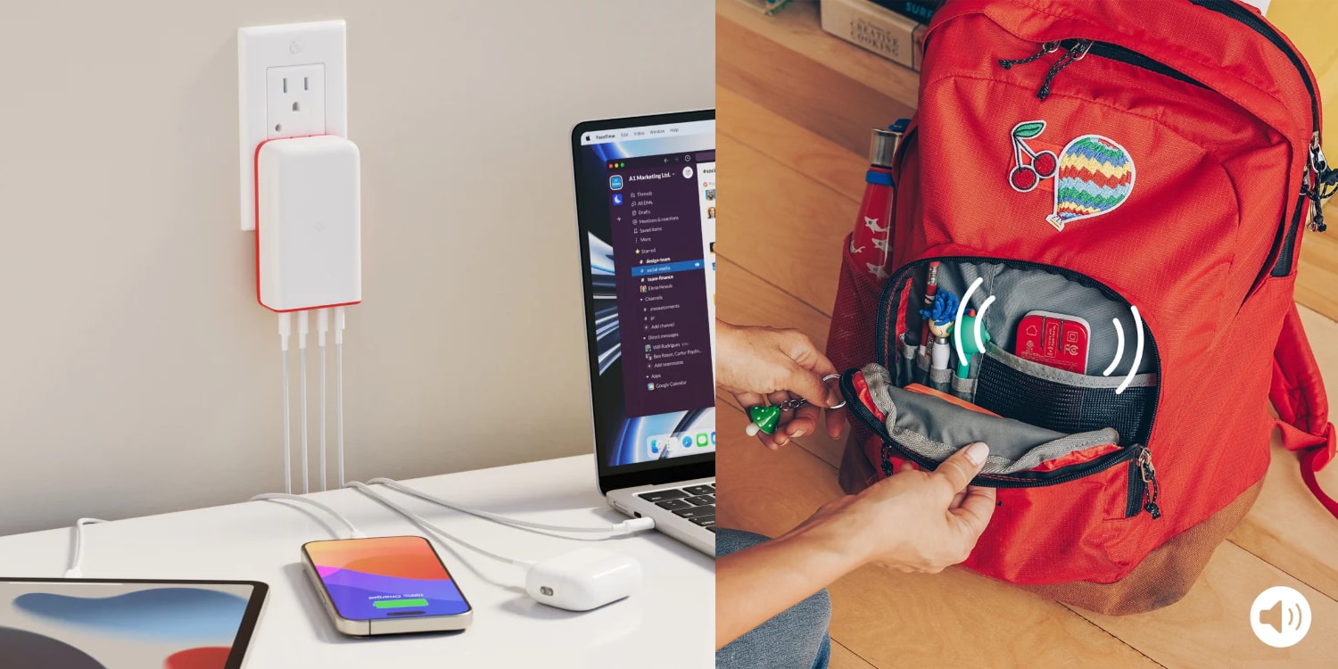 A person putting a laptop in a backpack