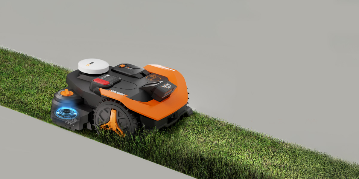 A machine on the grass