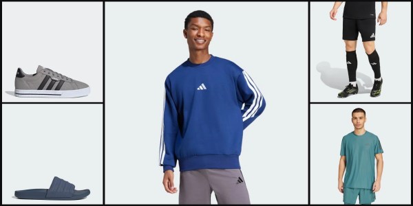 A man wearing a blue sweatshirt