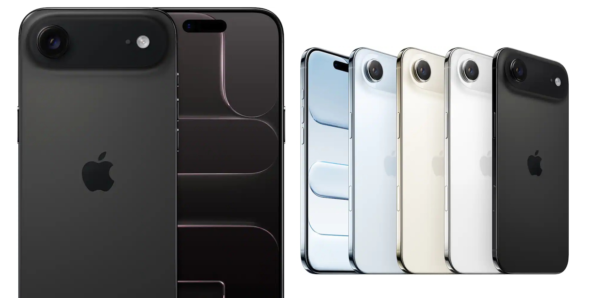 A group of cell phones