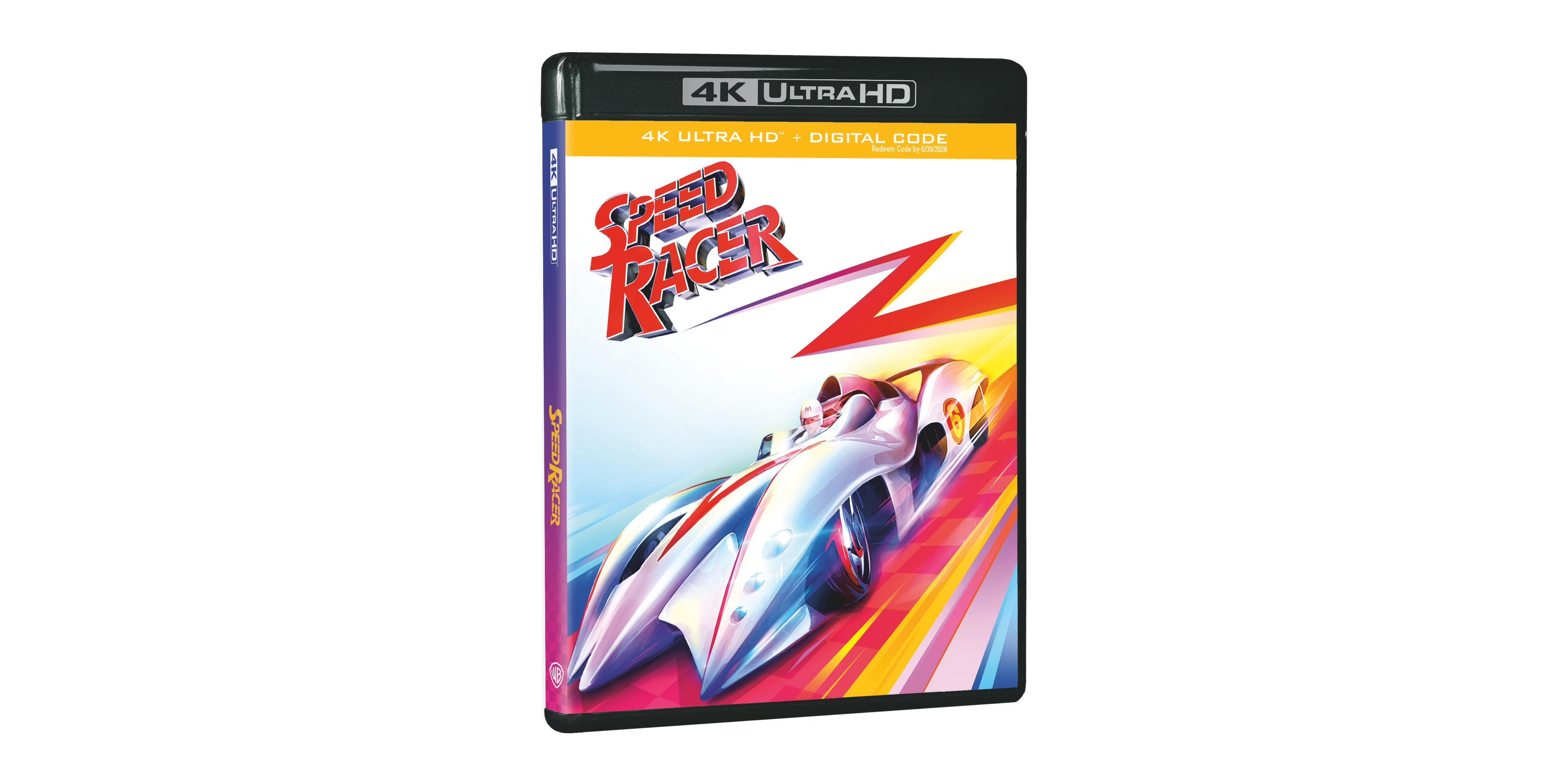 A dvd case with a picture of a race car