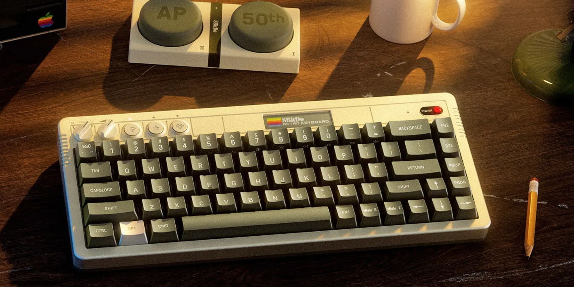 Image showing 8bitDo's Retro68 AP50 mechanical keyboard.