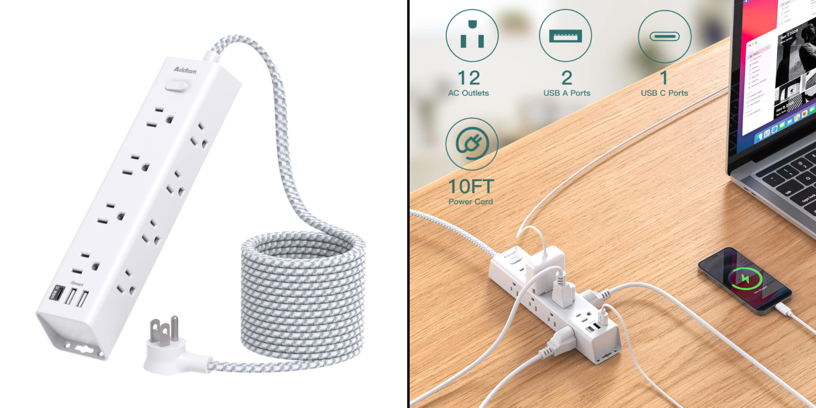 A close up of a cord