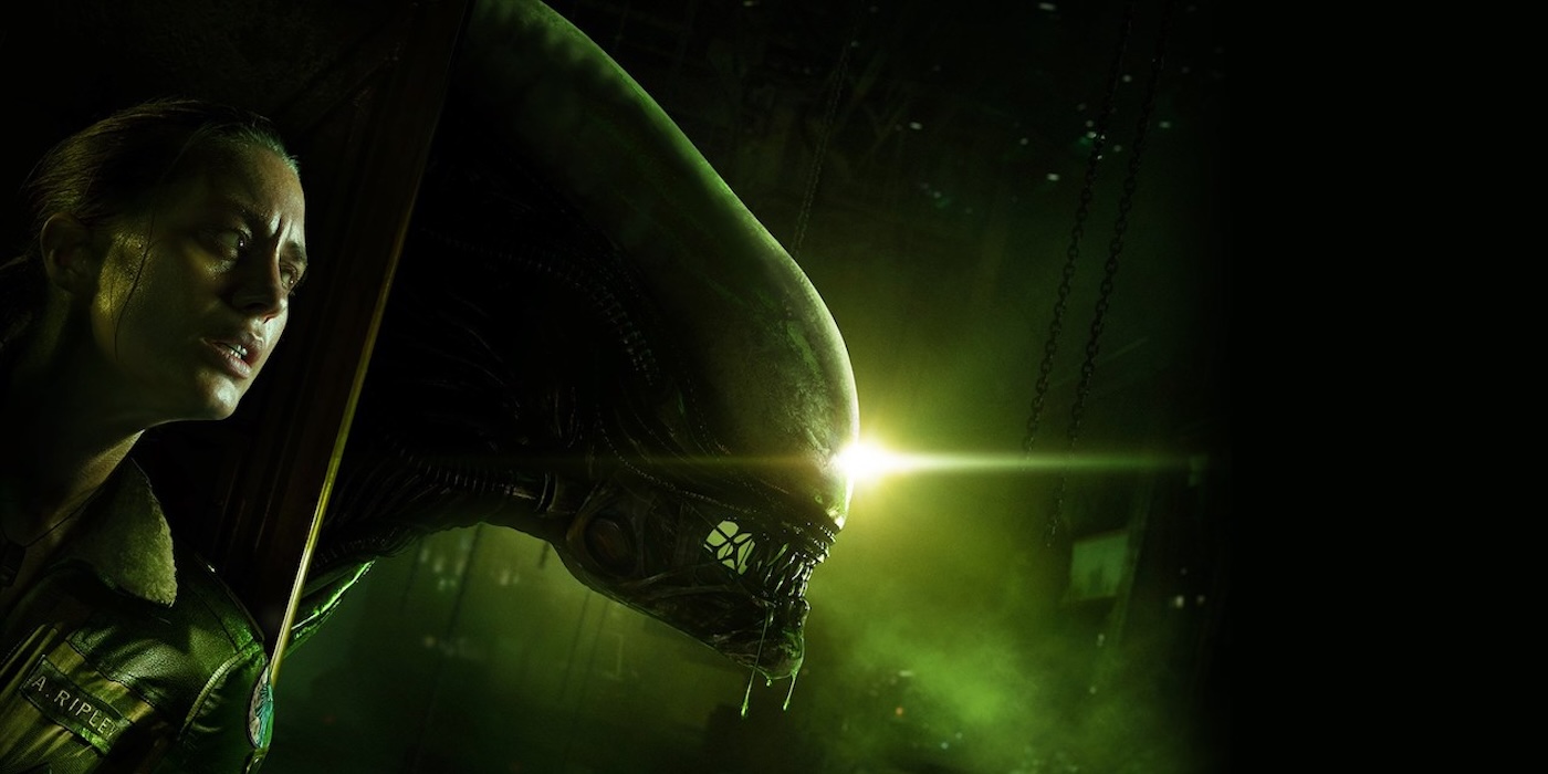 A alien with a green light