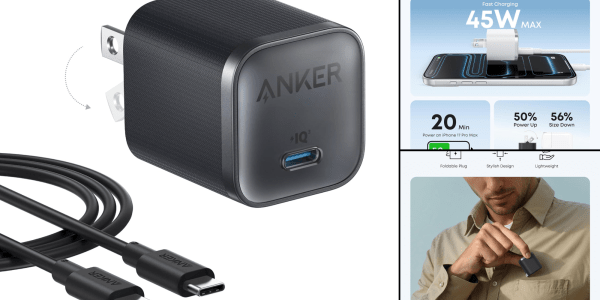 A black rectangular device with a usb port