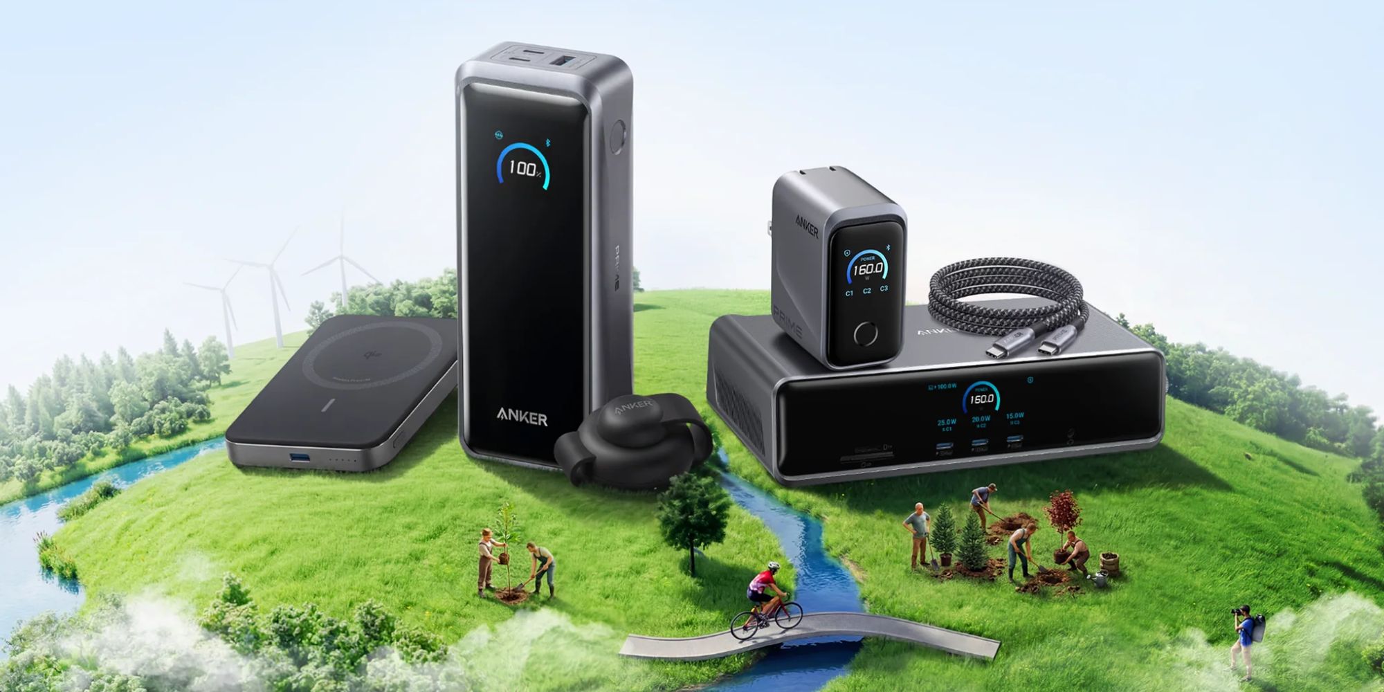 A group of electronic devices