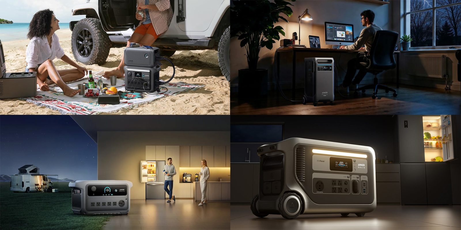 A collage of different images of a machine