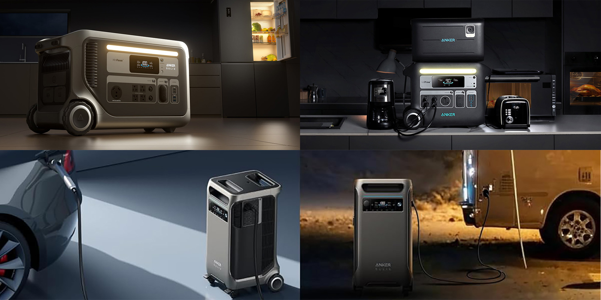 A collage of different machines