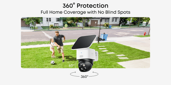 A man and child playing football