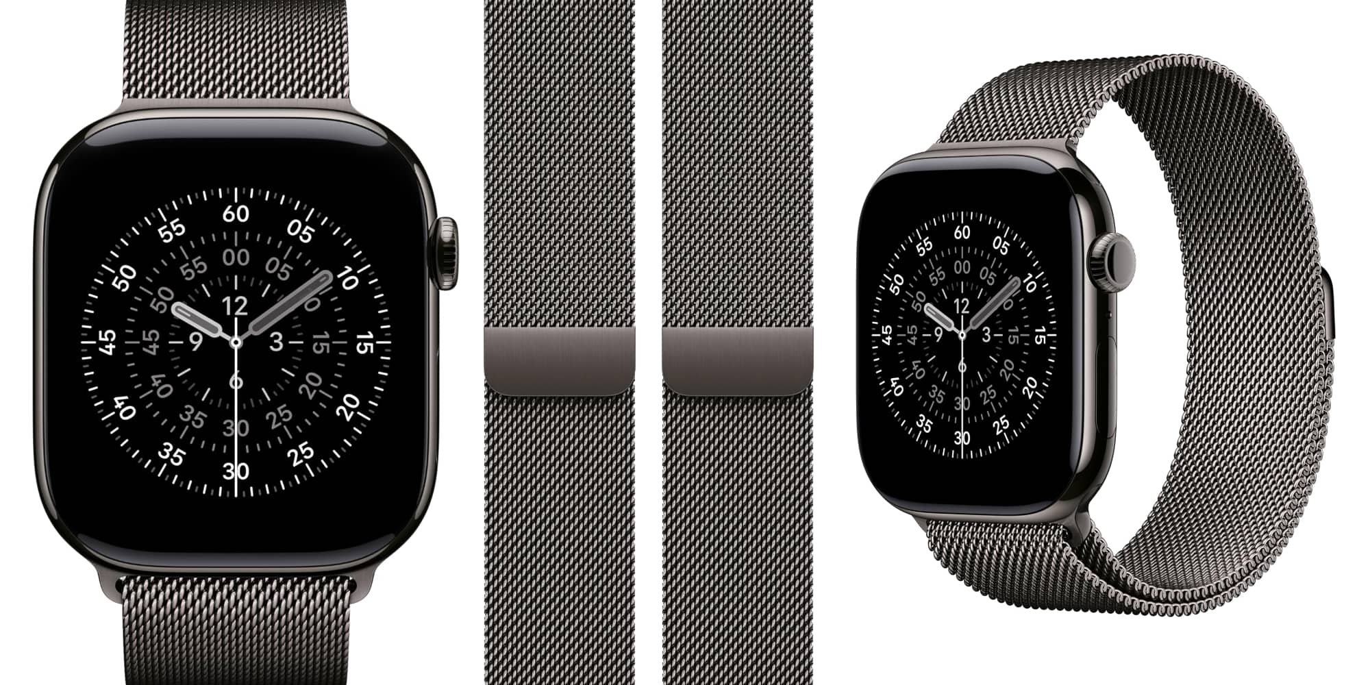 A close up of a watch