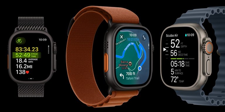 A smart watch with a map on the screen