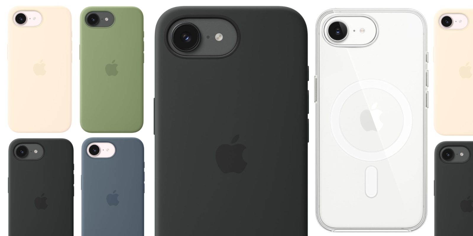 A group of cell phones