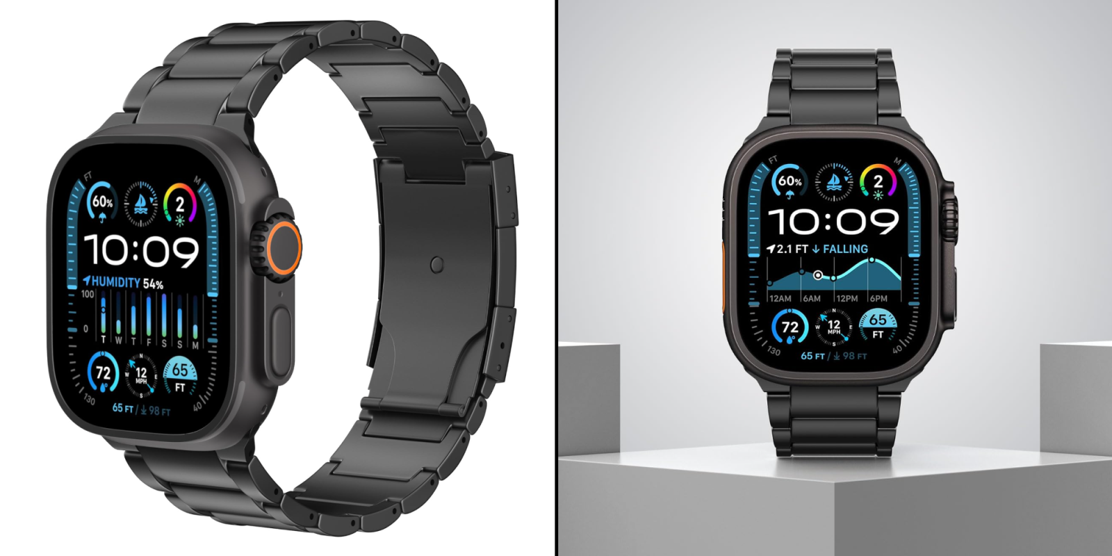 A smart watch on a shelf