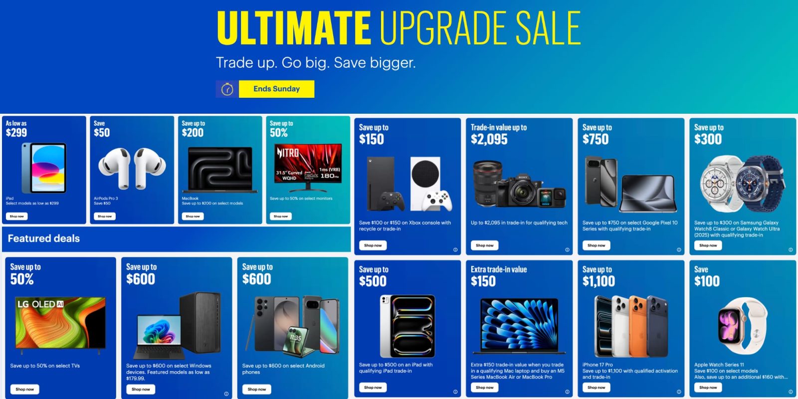 Best Buy new Upgrade sale Ultimate now live