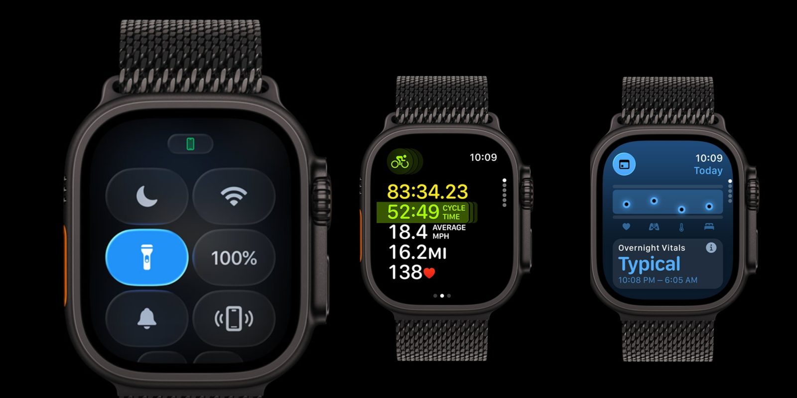 A close up of a smart watch