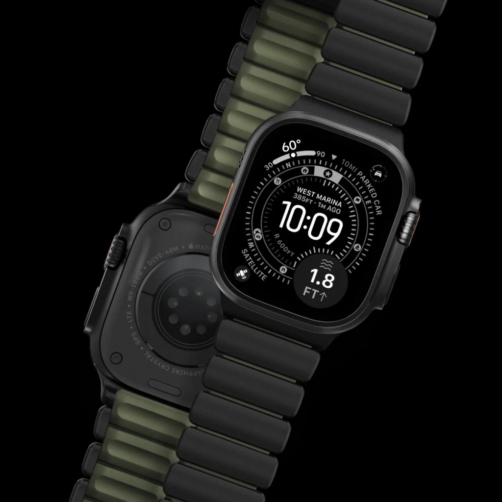 A close up of a smart watch