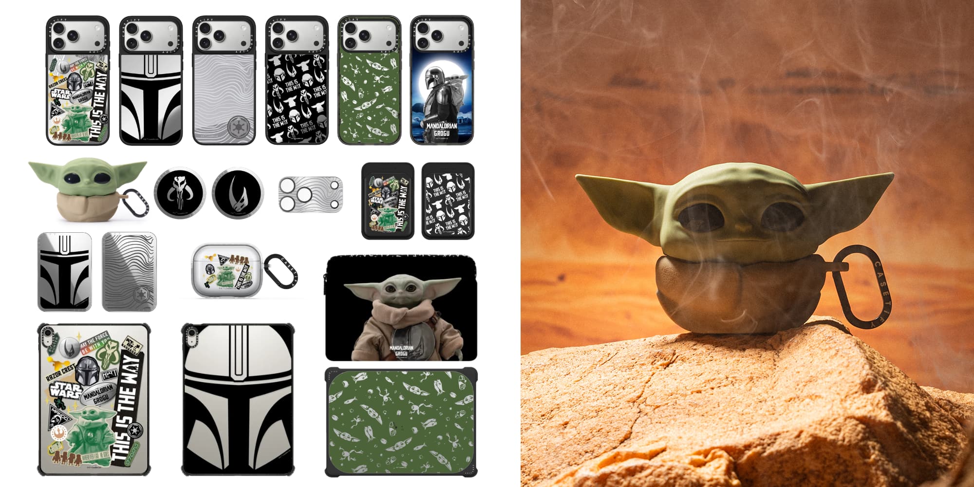 A collage of a cell phone case