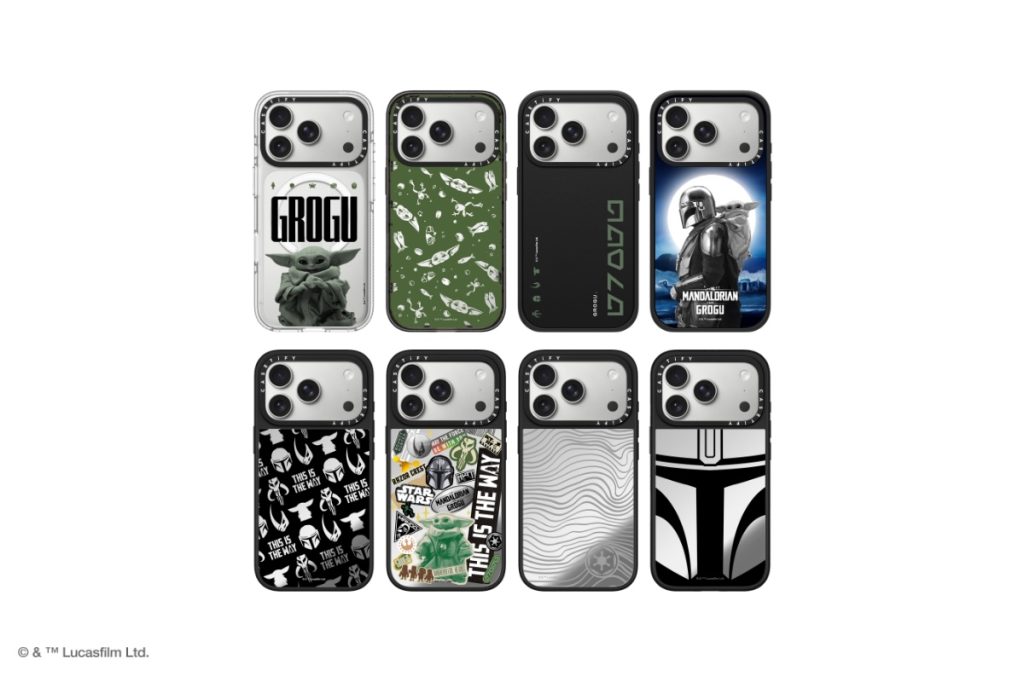 A group of cell phones with designs