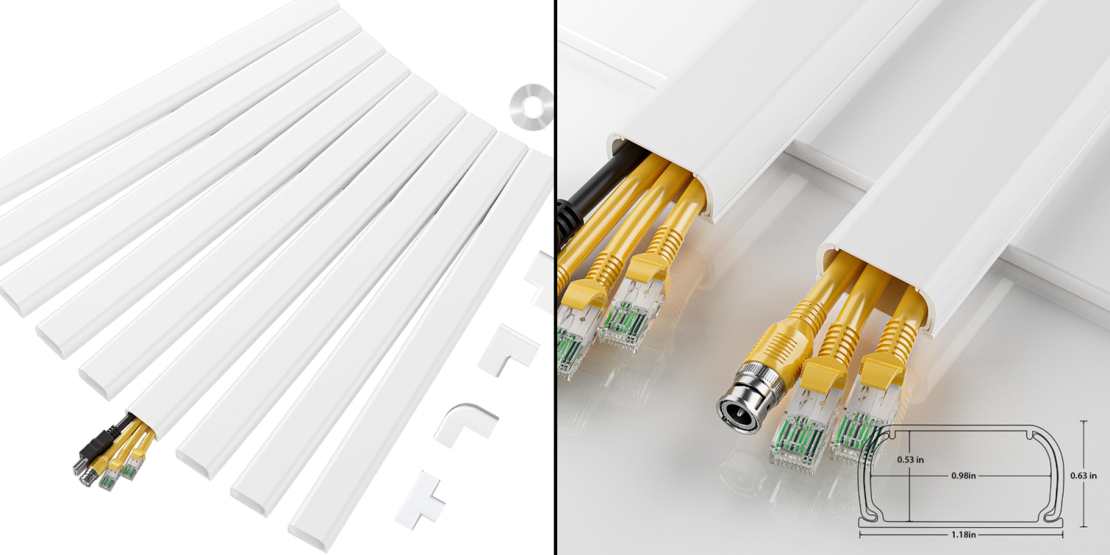 A close up of cables