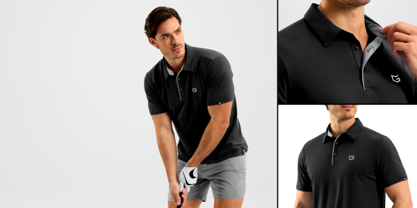 A man in a black shirt