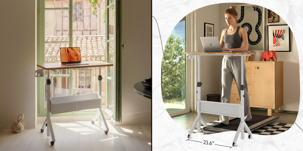 A woman using a laptop