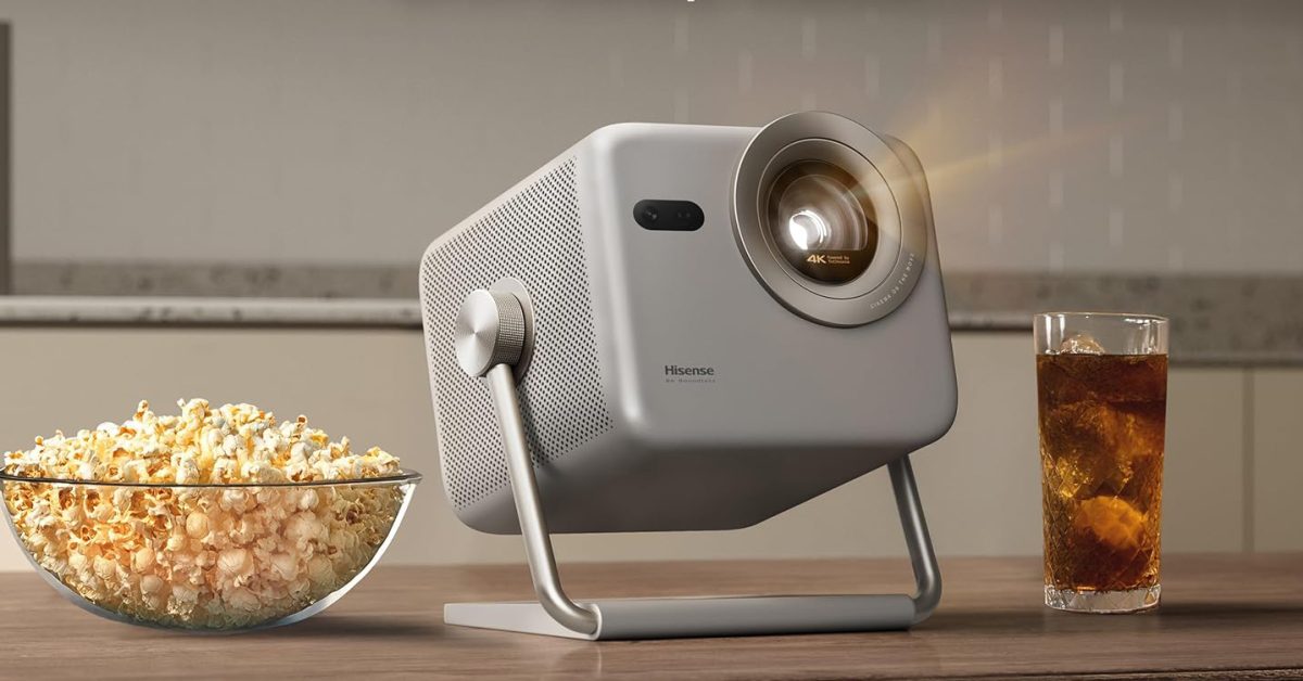Pick up Hisense’s premium M2 Pro portable 4K triple laser projector for mobile streaming down at ,050 (0 off), more Pick up Hisense’s premium M2 Pro portable 4K triple laser projector for mobile streaming down at ,050 (0 off), more