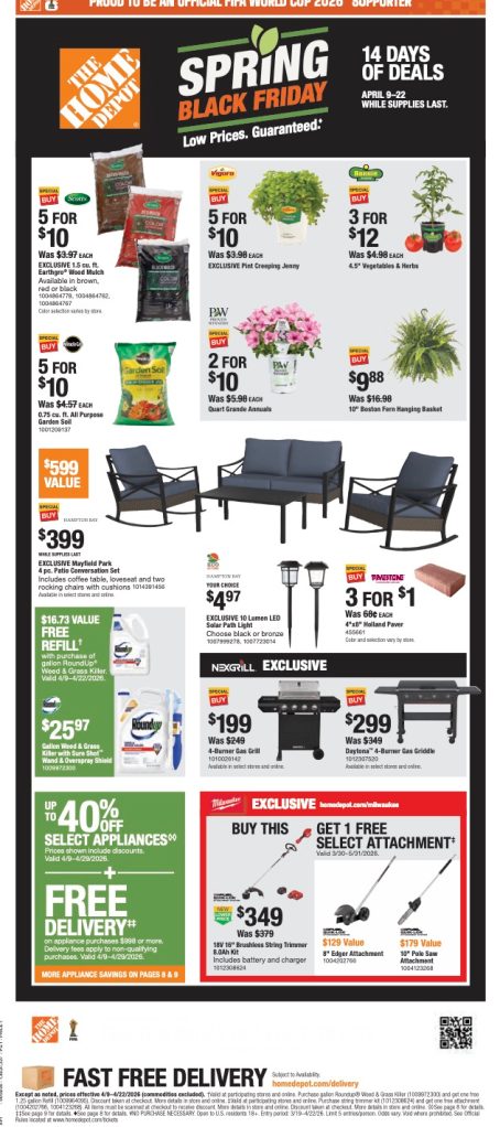 A advertisement for a store