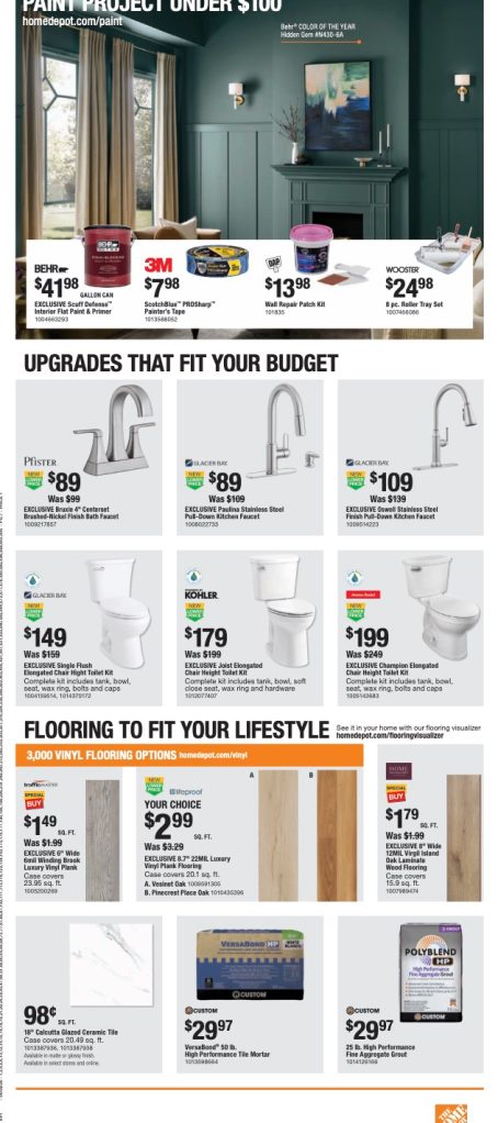 A advertisement for a bathroom