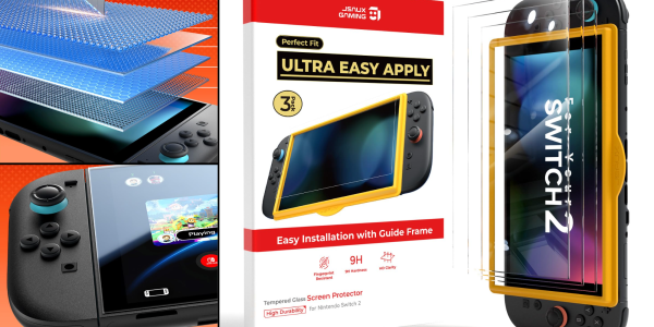 A box of video game accessories