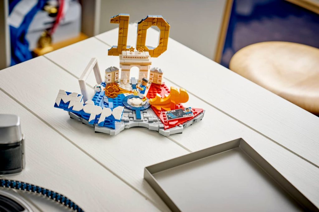 A toy on a table LEGO Editions