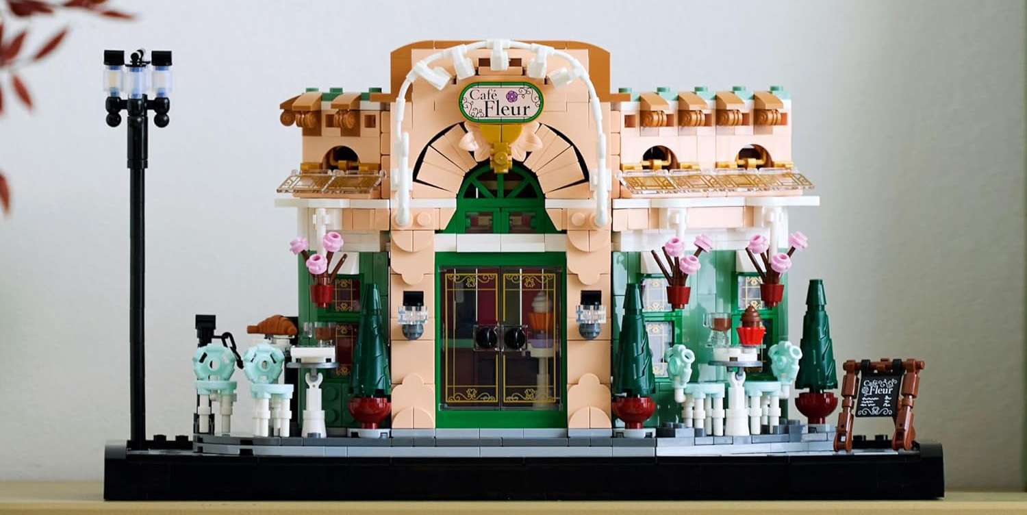 A building made of legos