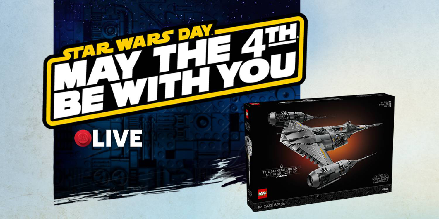 A box with a model of a star wars spaceship